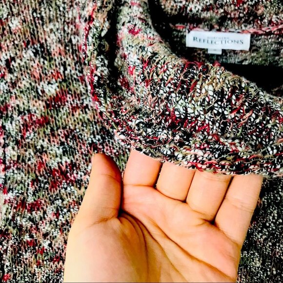 Northern reflections High Low Turtleneck sweater women size S - Picture 6 of 13